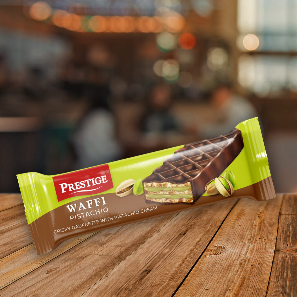 Waffi Prestige Waffi Wafer Pistachio 21 g | Престиж
